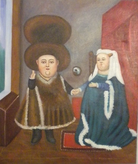 store falso d'autore Los Arnolfini di Fernando Botero